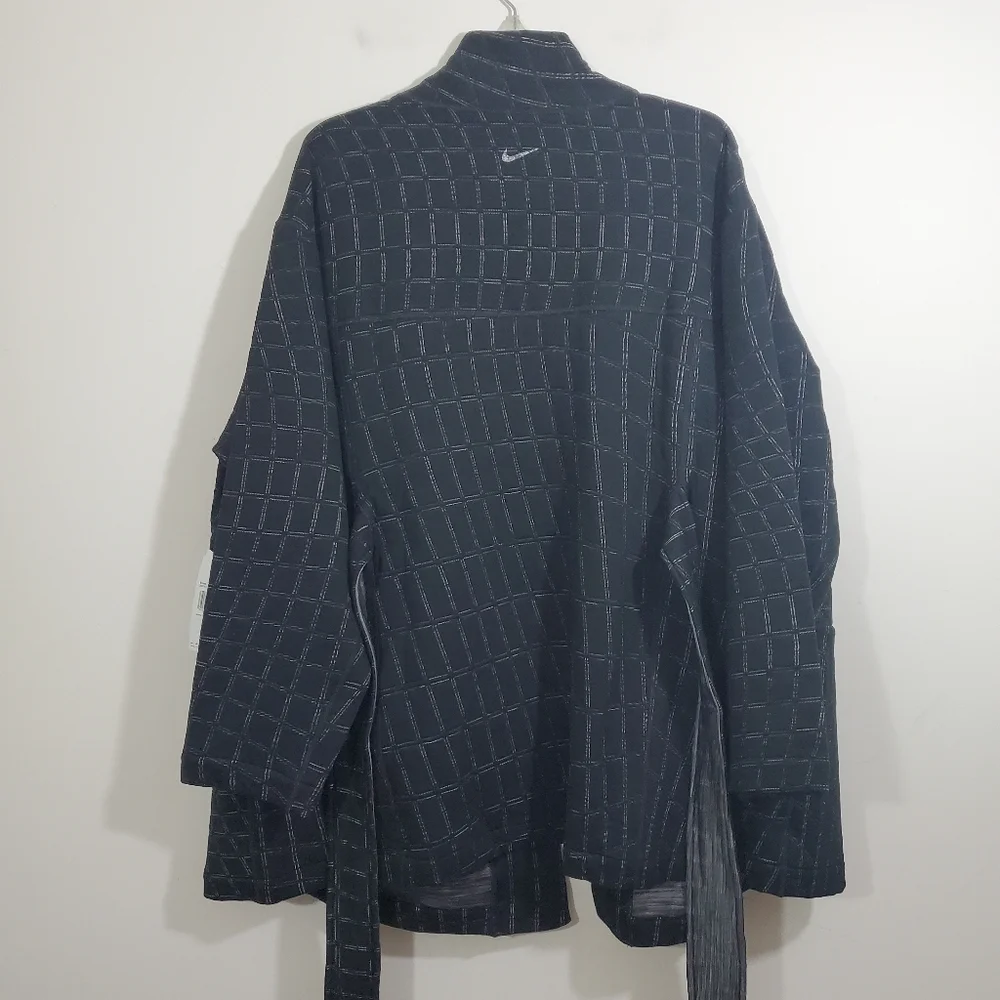 Nike Black Open-Front Cardigan Sweater - Picture 8 of 15